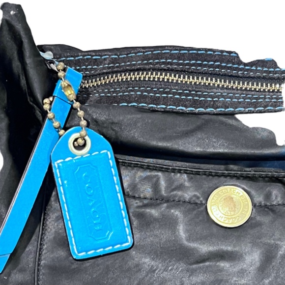 Coach Nylon and Leather Trim Shoulder Bag - Picture 11 of 14